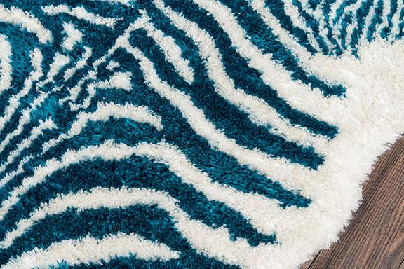 Faux Zebra Faux Rug