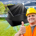 42W 12" Solar Attic Fan with Smart Power Adapter+Remote