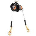 Leading Edge Dual Self Retracting Lifeline With Snap/Rebar Hooks