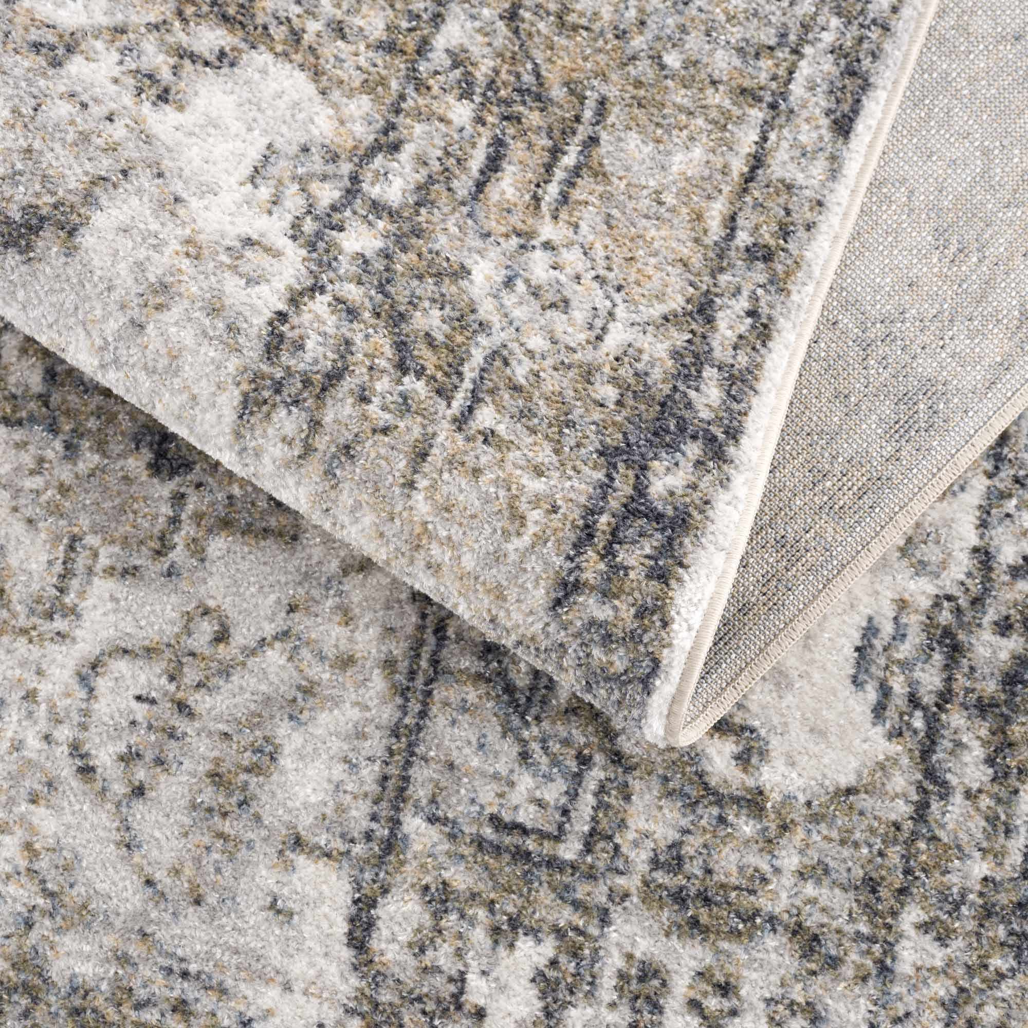Hera Olive Boutique Washable Rug