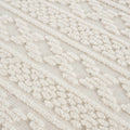 Fadey White 3D Washable Rug