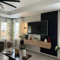 Luxury Black Acoustic Solid Wood Wall Panels ( 2 Panels Per Box）