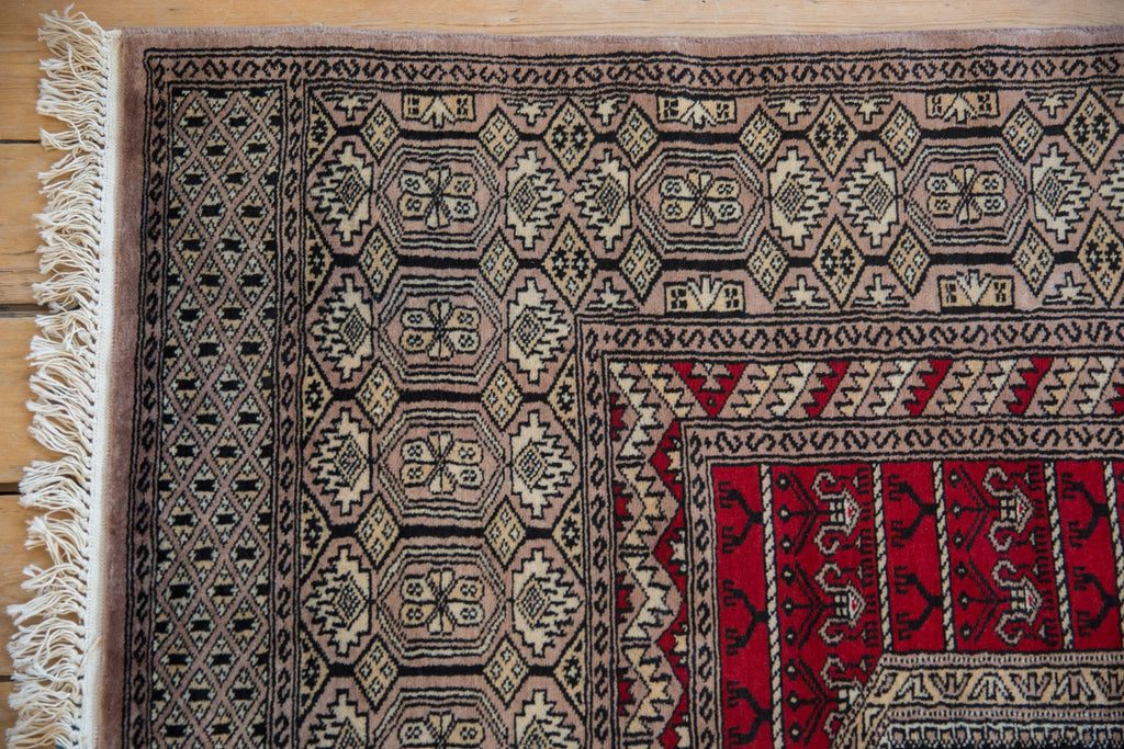 4x6 Vintage Fine Pakistani Turkmen Design Rug