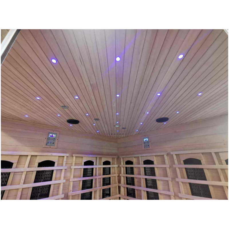 SAUNA EVOLUTION® 5-6 People Traditional Steam And Far Infrared Sauna Room Luxury 4