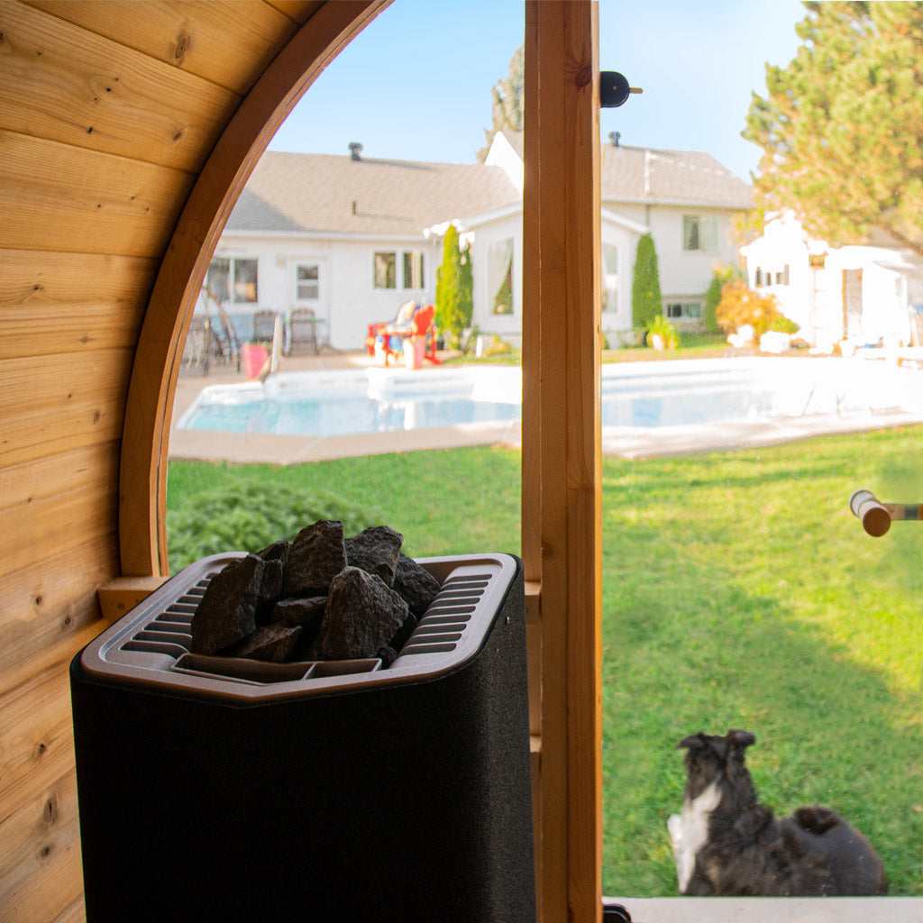 SAUNA EVOLUTION® Barrel Sauna Serenity Nature Air 3