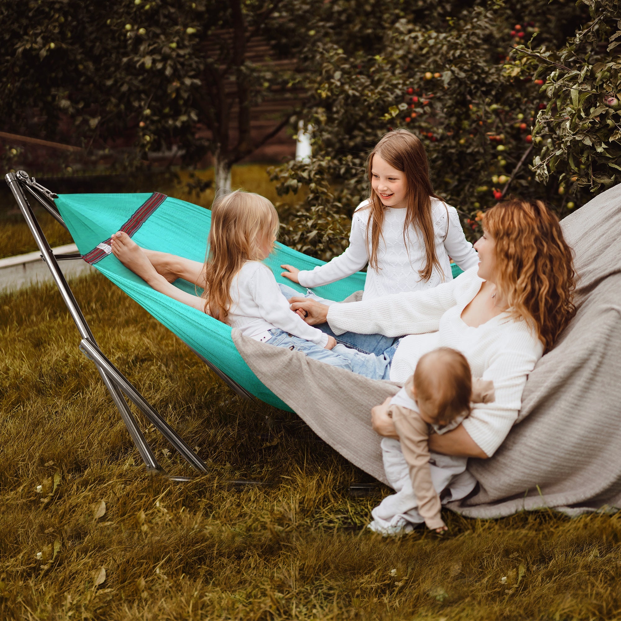 Tranquillo Original Stainless Steel Hammock Stand for Ultimate Relaxation