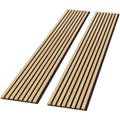 Luxury Natural Oak Acoustic Solid Wood Slat Wall Panels ( 2 Panels Per Box）