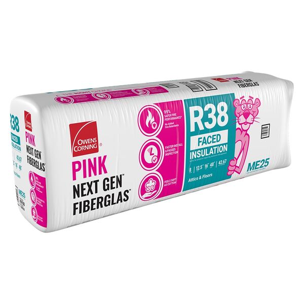 Owens Corning R-38 Kraft Faced Fiberglass Insulation Batts (All Sizes)