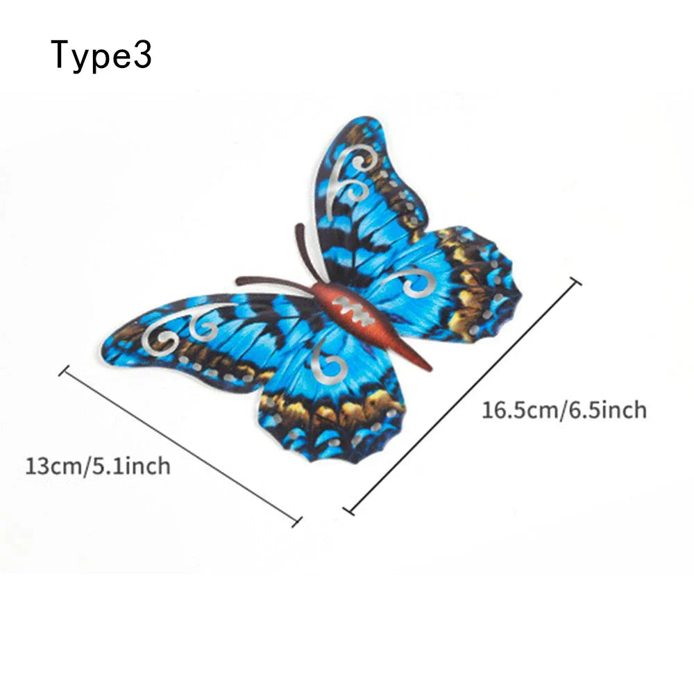 Metal Butterfly Wall Decor
