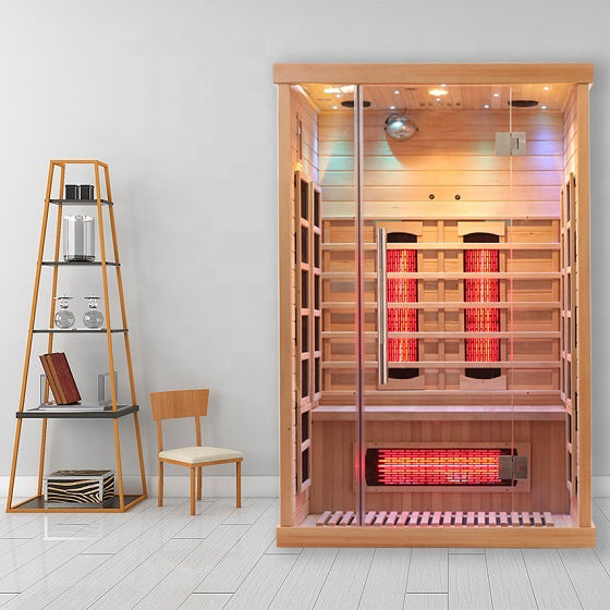 SAUNA EVOLUTION®  Full Spectrum Indoor Solid Wood Sauna Far Infrared 11