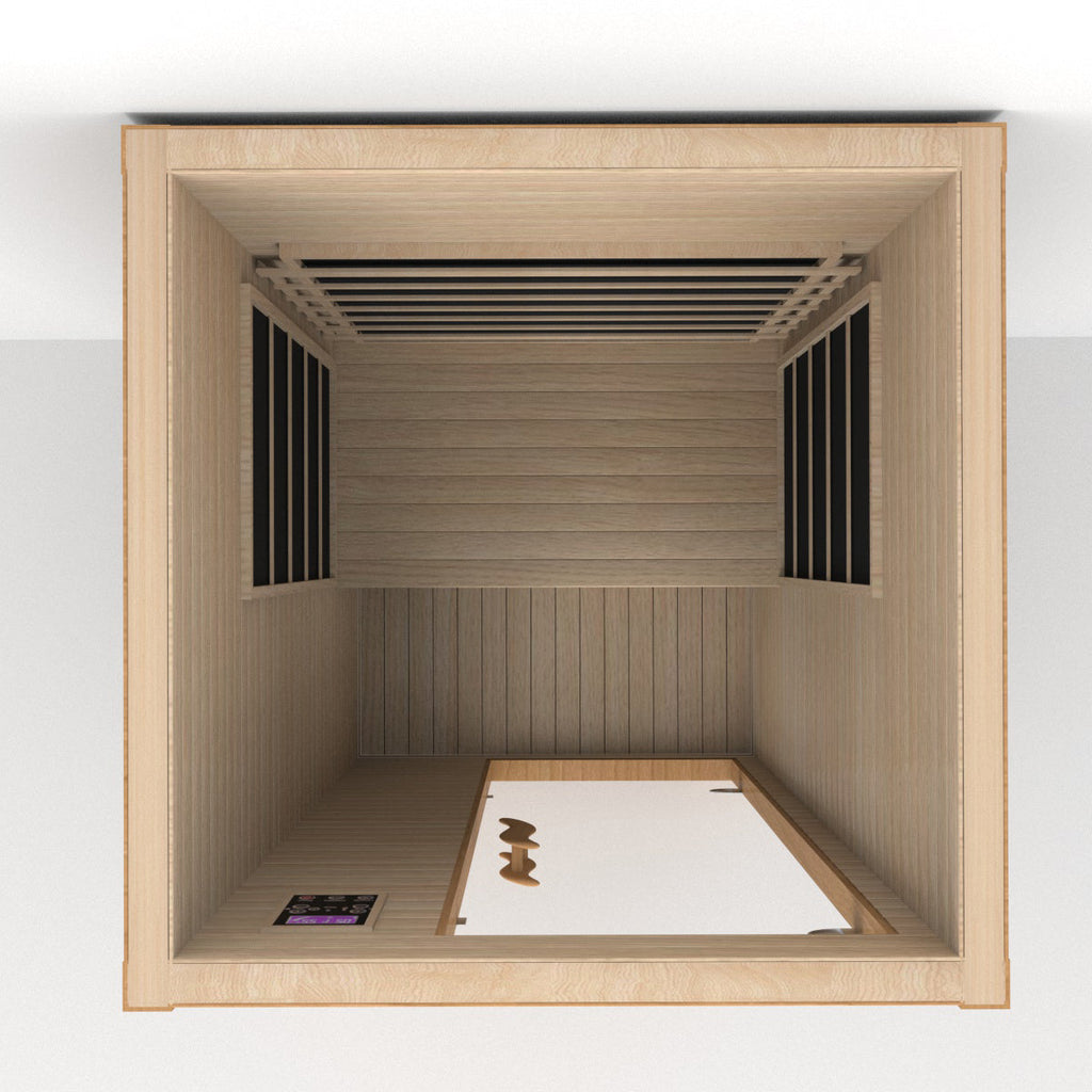 SAUNA EVOLUTION®  Low EMF Indoor Wood Sauna With Carbon Panel Far Infrared 16