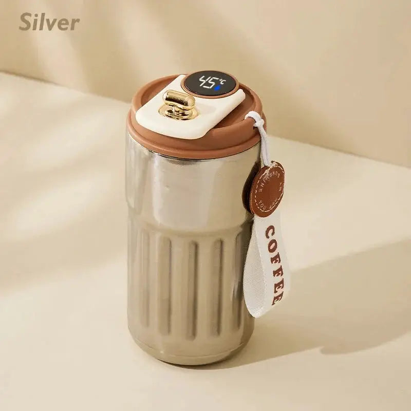 🌡️ Smart LED Thermos Bottle – Stainless Steel Travel Flask