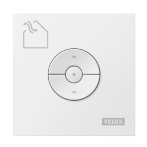 VELUX Electric Venting Deck Mount Skylight - White Solar Powered Shade