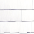 WeatherSide Fiber-Cement Siding - Emphasis Thatched Shingle w/ Woodgrain Surface - 14 - ⅝ in x 25 in (11 Shingles - Approx 25 Sq Ft)