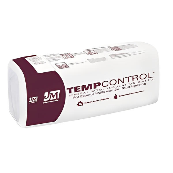 Johns Manville R-15 TempControl Unfaced Mineral Wool Insulation Batts - All Sizes