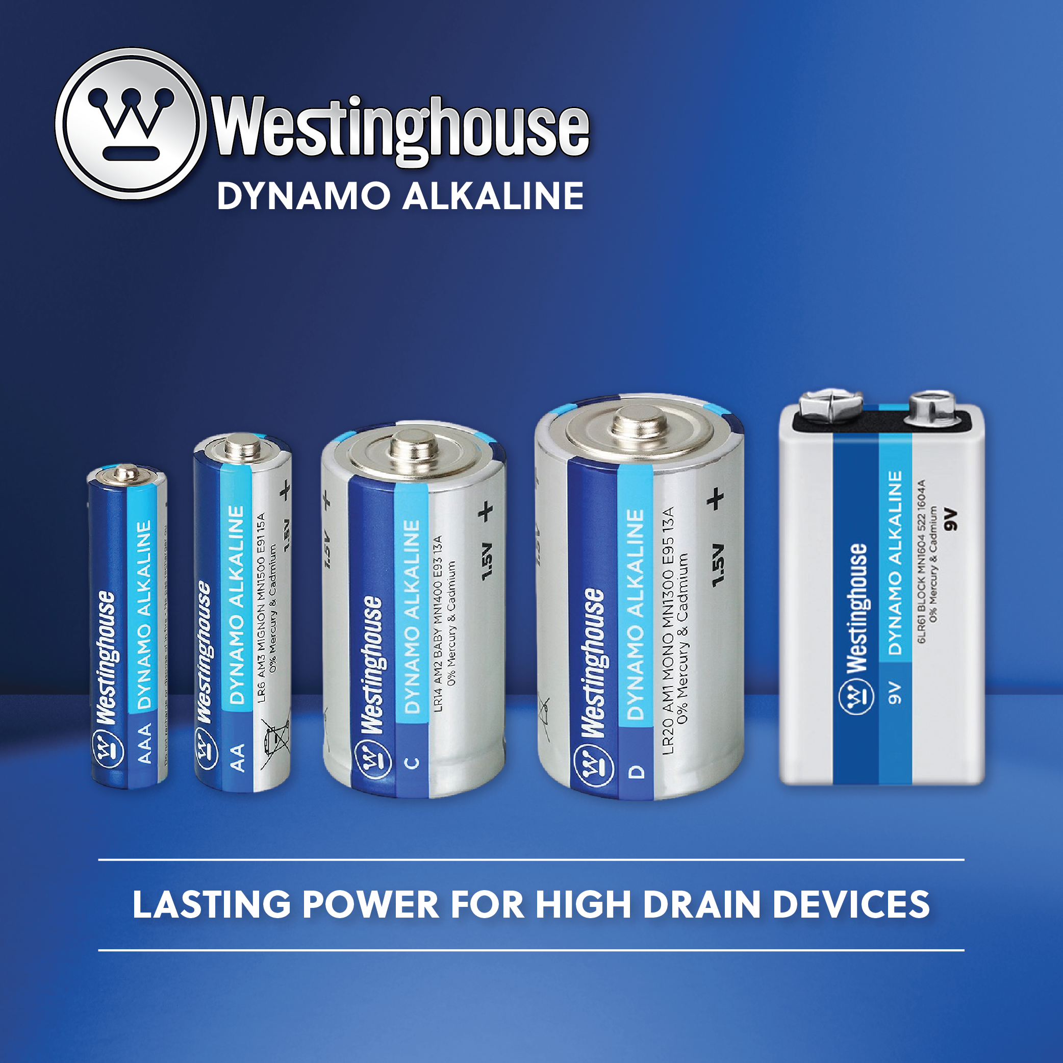 Westinghouse AAA Dynamo Alkaline 24 Pack Box