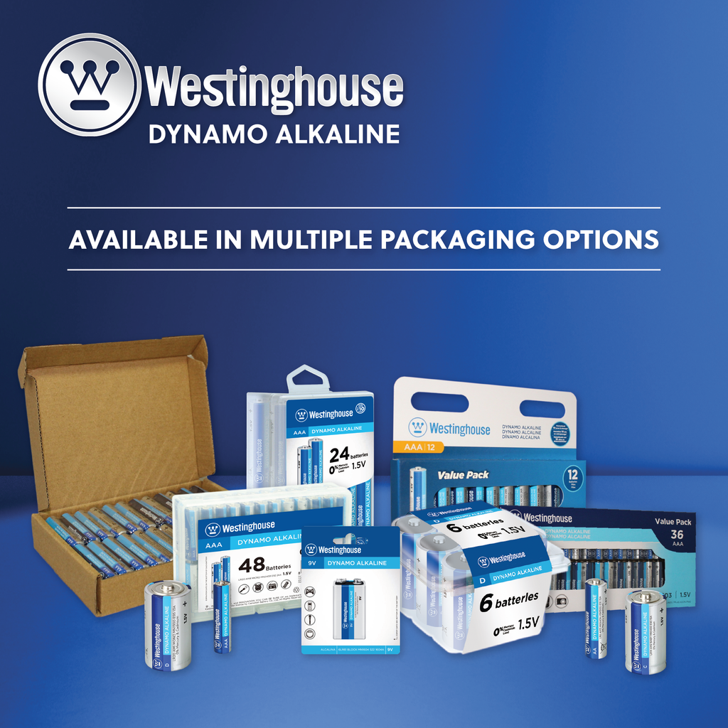 Westinghouse AA Dynamo Alkaline 48 Pack Box