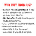 [12x20FT] Premium Modern Heavy Duty Outdoor Alloy Steel Carport Canopy (SAK91486)