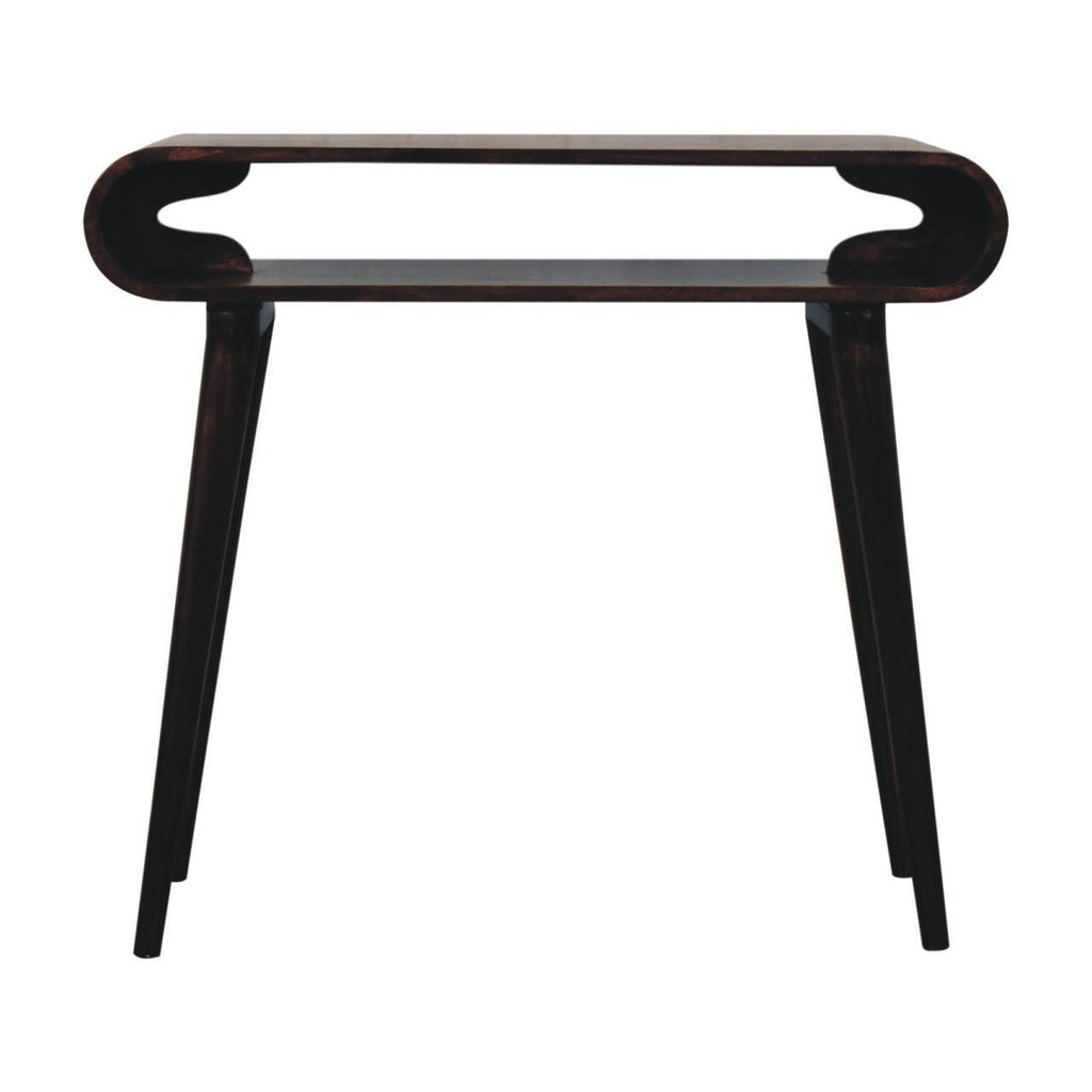 Solid Wood California Walnut Amaya Console Table