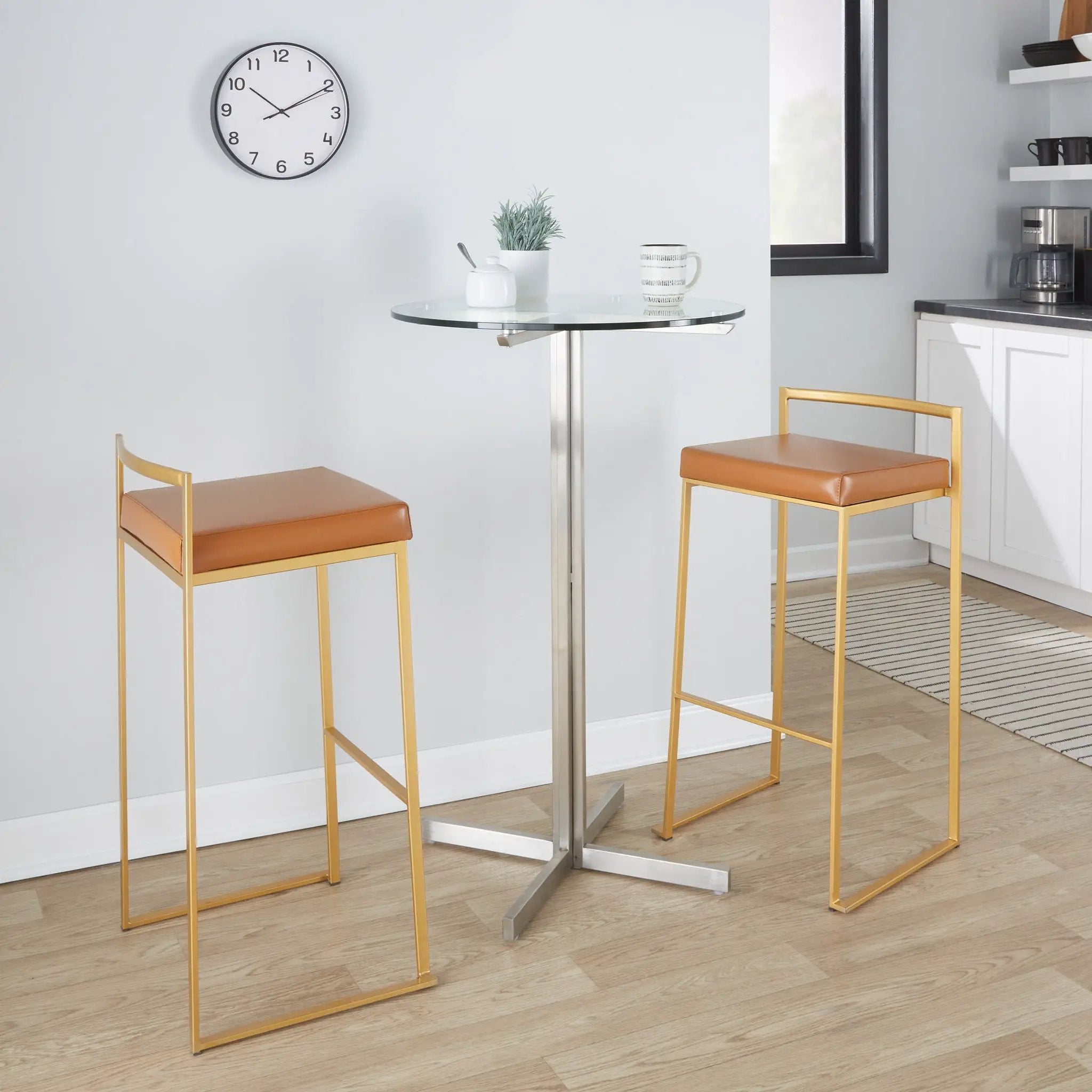 Fuji - Contemporary / Glam & Quality Construction Barstool