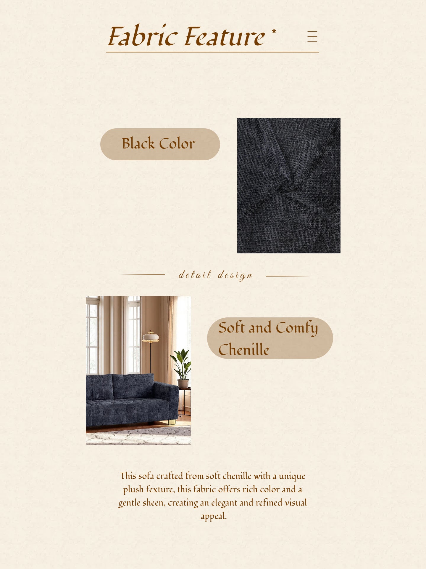 FX-P54-BK SOFA