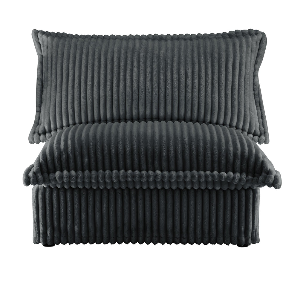 Koala Armless Sofa - Grey