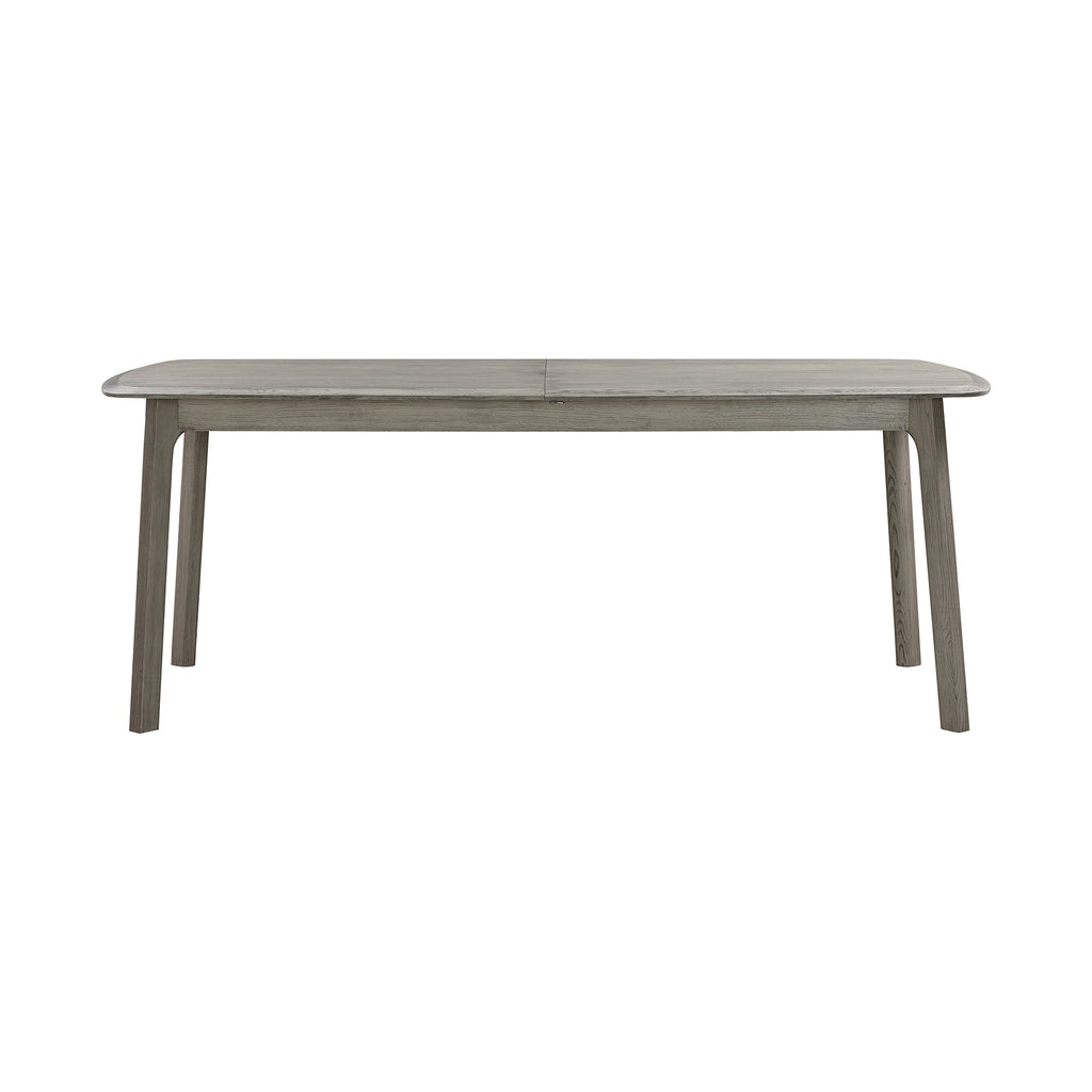 Holland Extendable Rectangle 98' Dining Table in Gray Oak