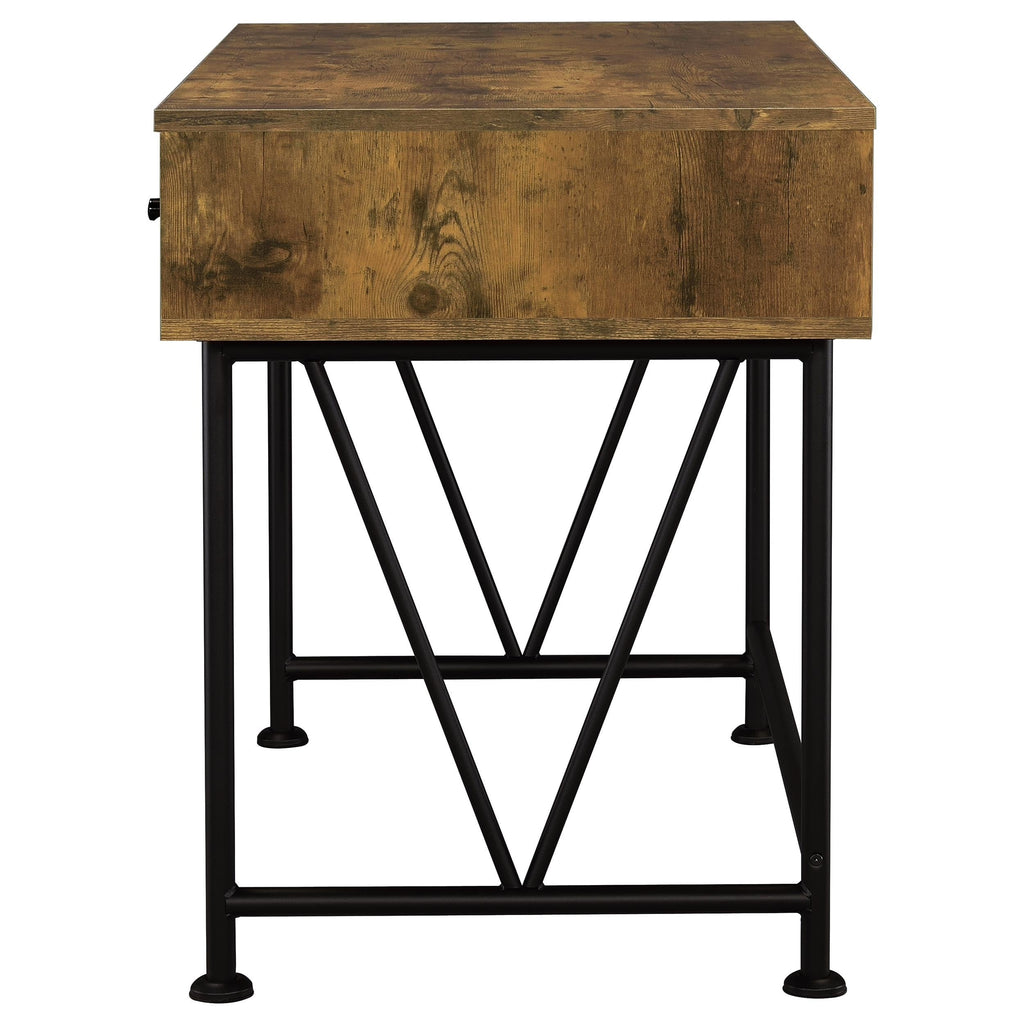 Avon Rustic Nutmeg 2-piece Computer Desk and Bookcase