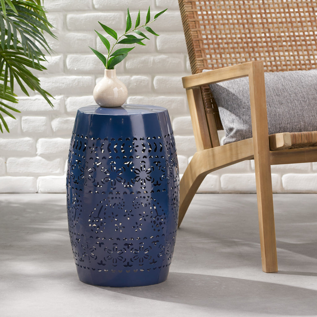 RUBY 12' SIDE TABLE - NAVY