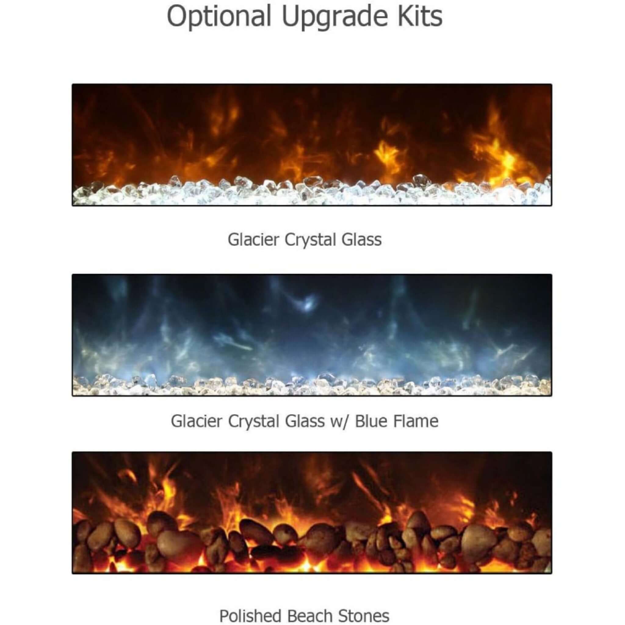 Modern Flames Ambiance Built-In Electric Fireplace With LED Flame Technology,  60" [AL60CLX2-G] (SAK12890)