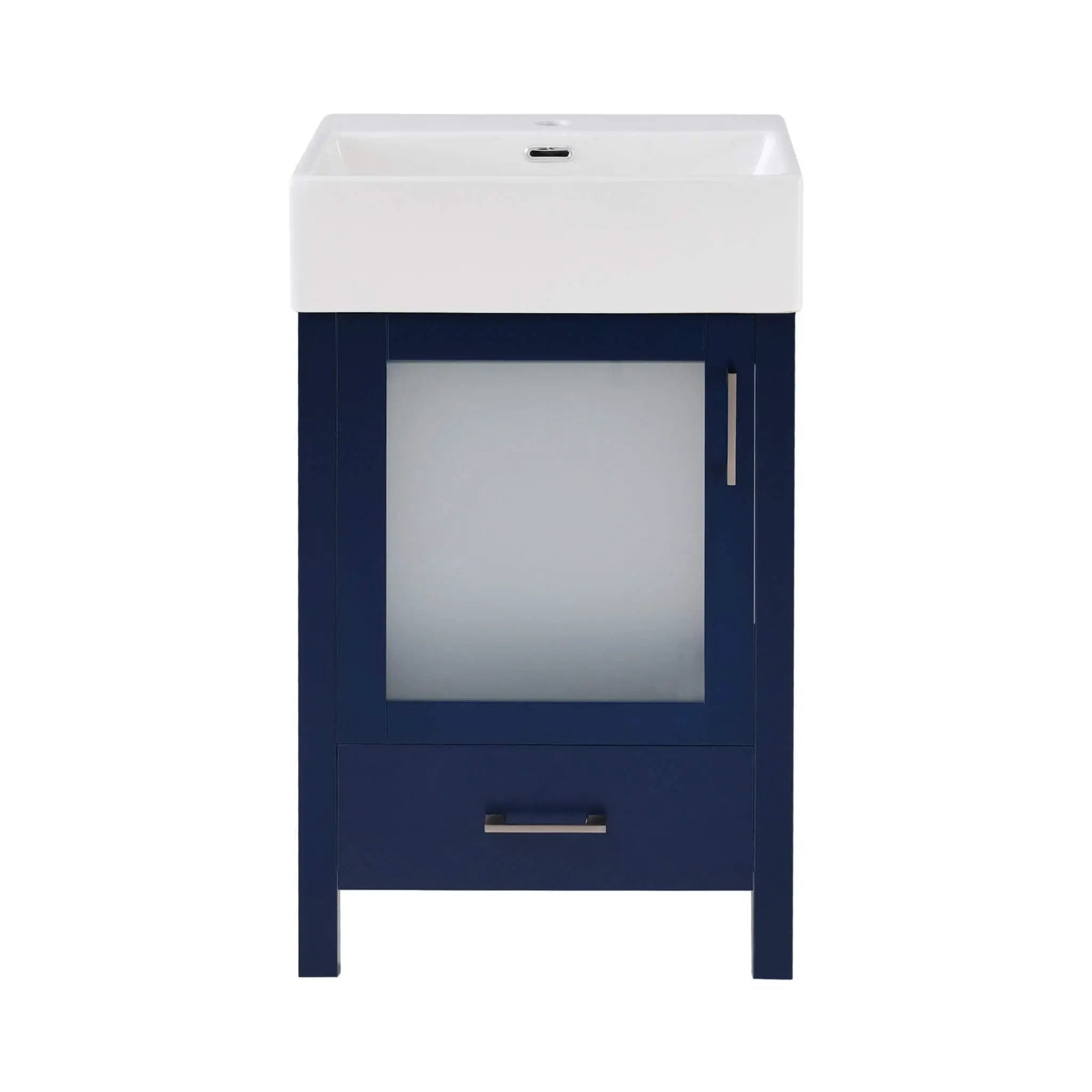 Alora 20-Inch Modern Bathroom Vanity With Ceramic Sink And Storage Cabinet (SAK39851)