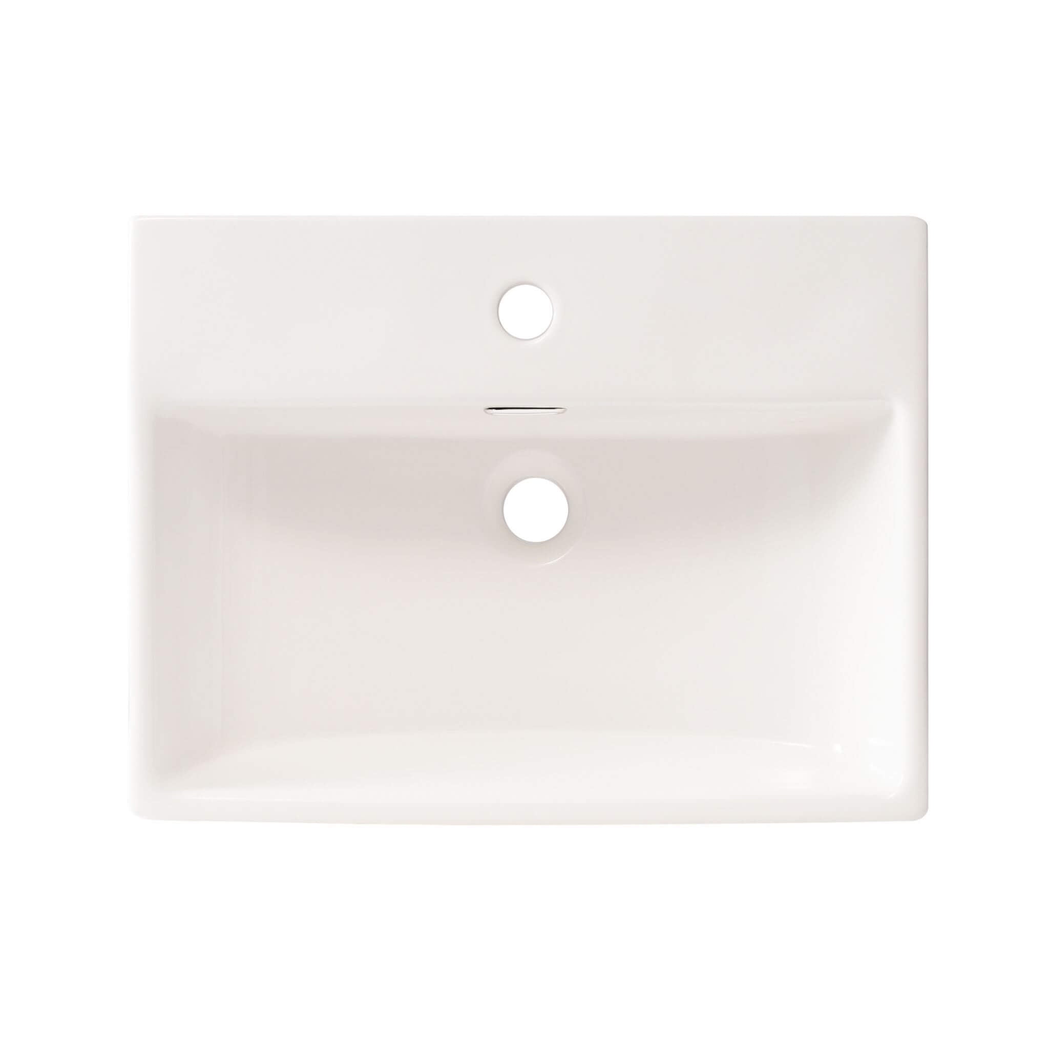 Alora 20-Inch Modern Bathroom Vanity With Ceramic Sink And Storage Cabinet (SAK39851)