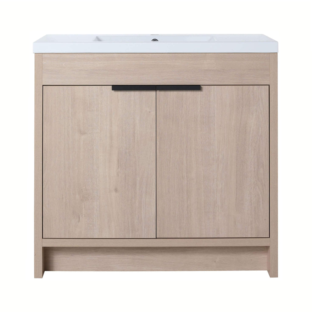 Alora 36-Inch Freestanding Bathroom Vanity With White Resin Sink (SAK92710)