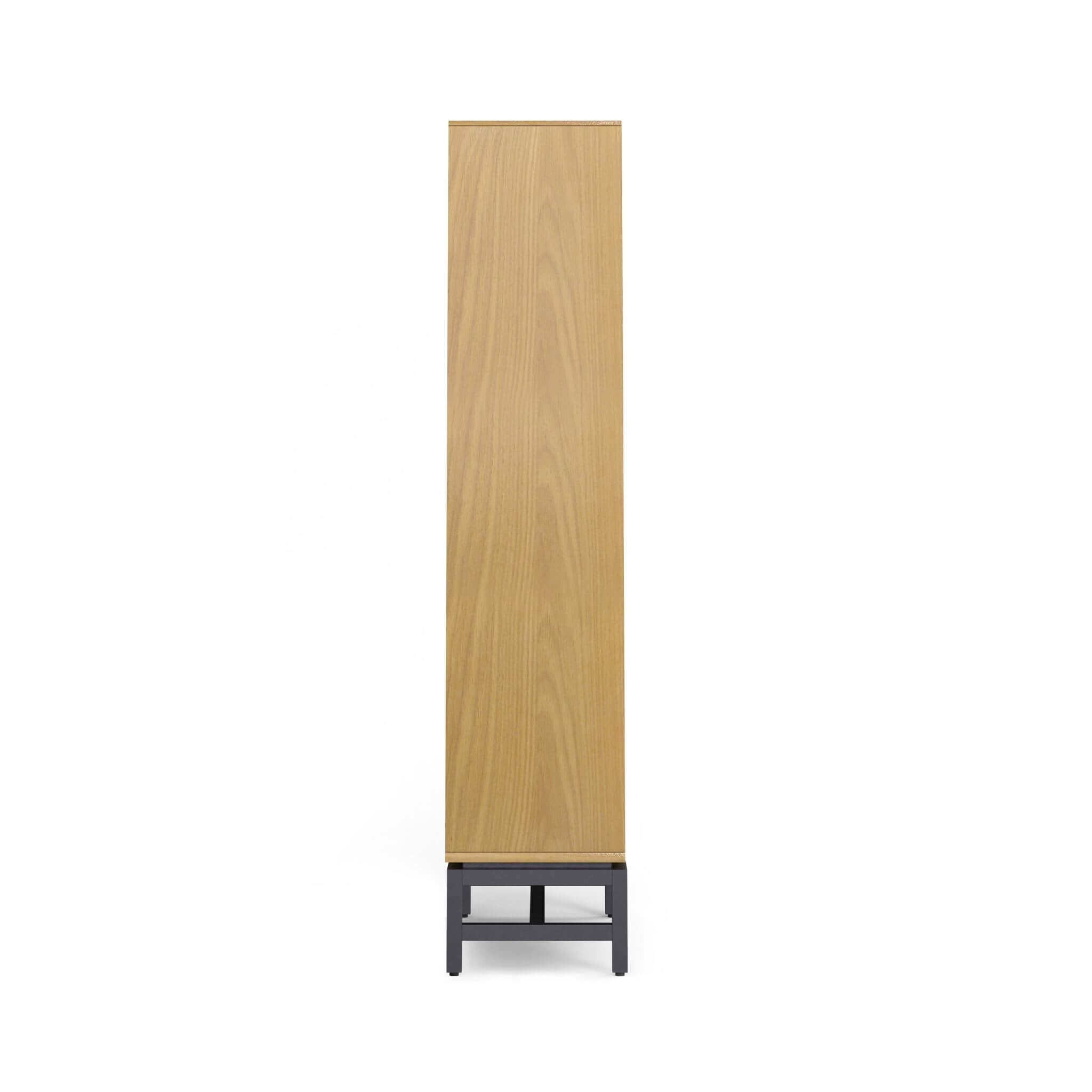 Alora Banting Mid-Century Oak Veneer Bookcase With Adjustable Shelves (SAK35178)