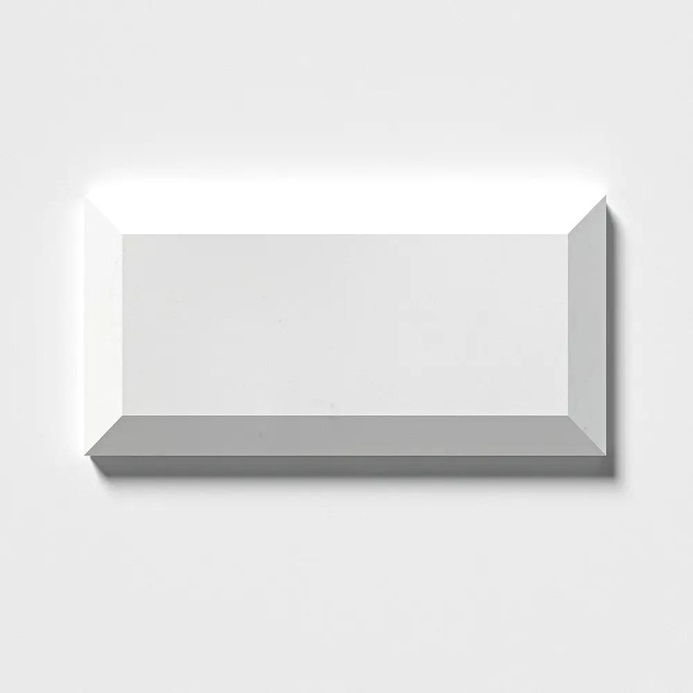 Alpina White Polished Subway Marble Tiles 2 3/4x5 1/2
