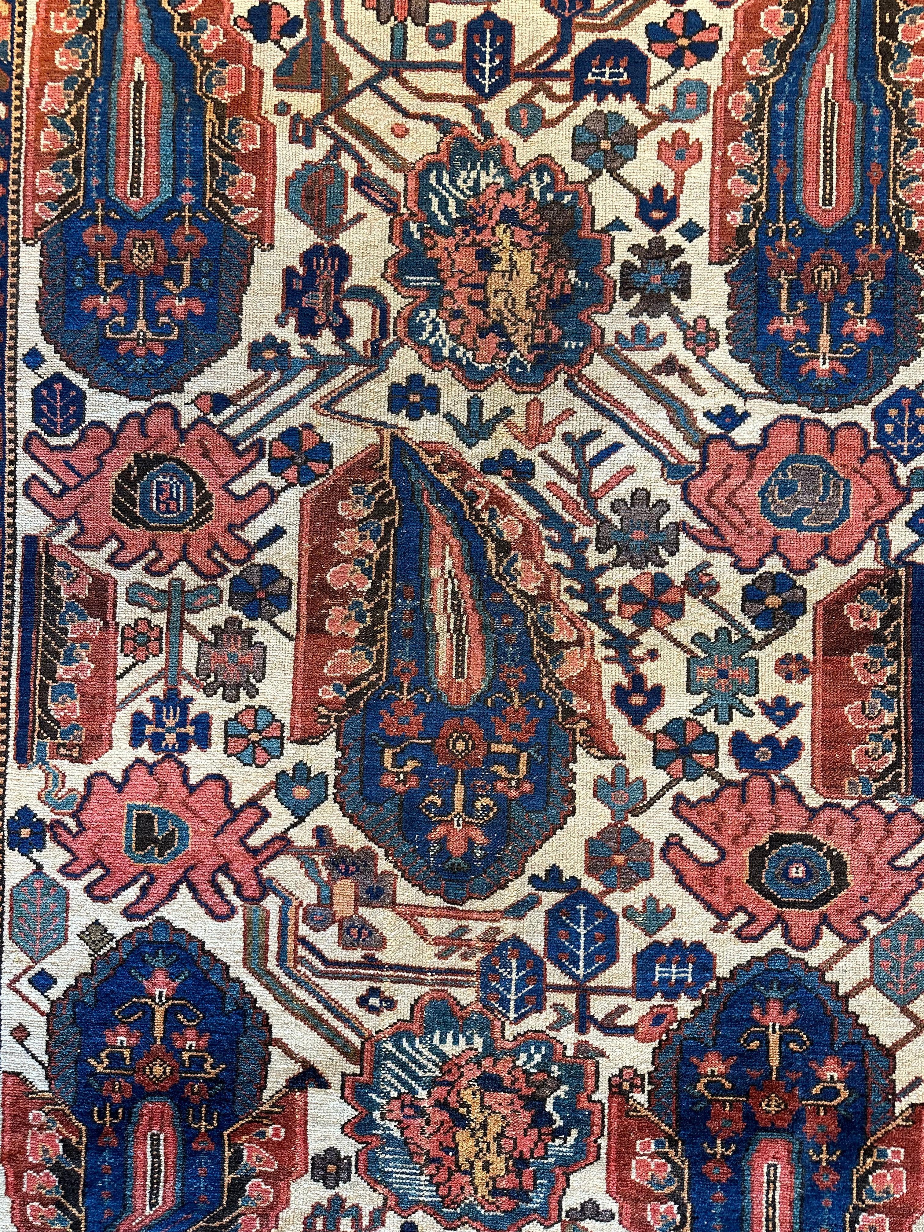 Antique Persian Malayar Circa 1900 4’10 x 6’7”