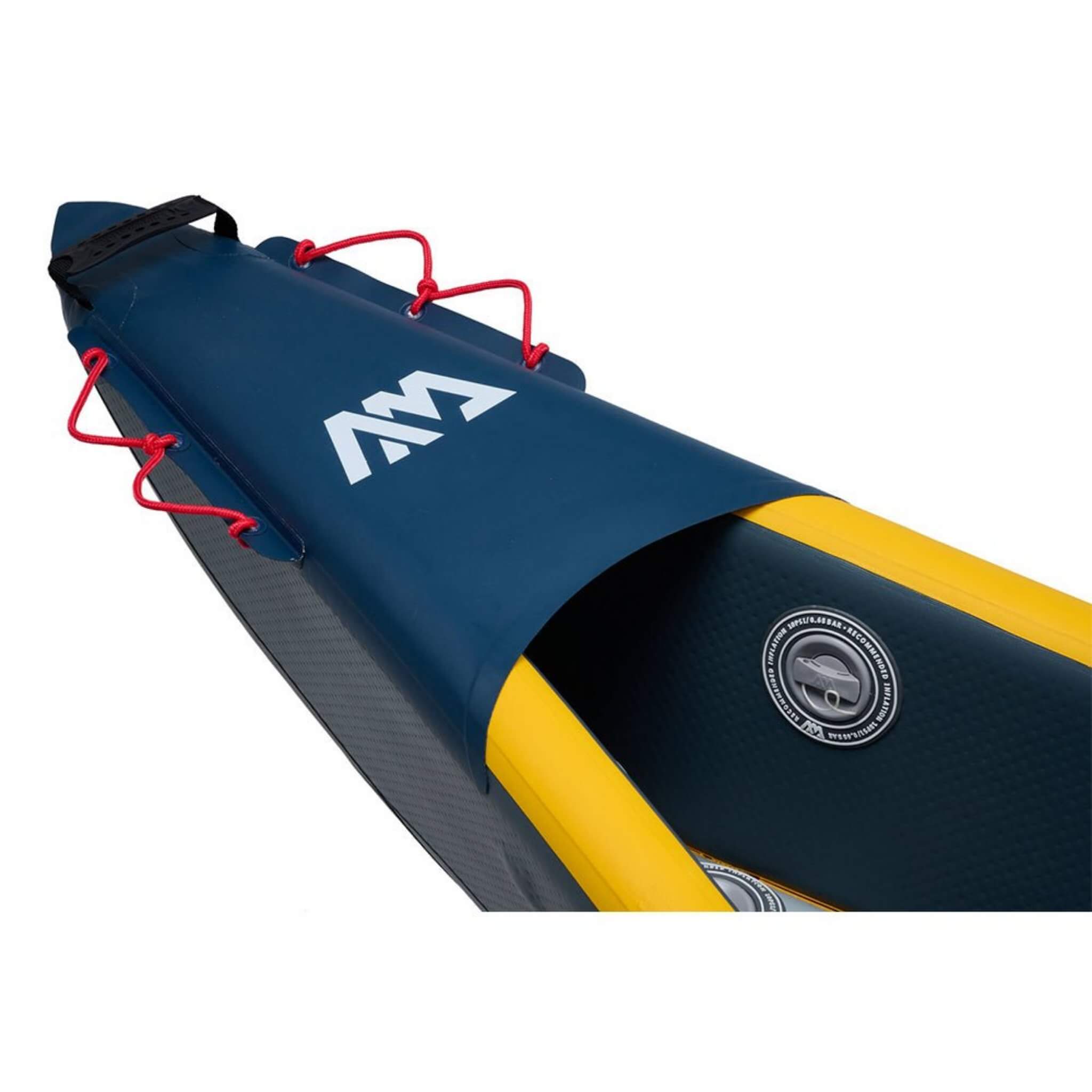 Aqua Marina Tomahawk AIR-K 440 2-Person High Pressure Speed Inflatable Kayak, 14FT (SAK31482)