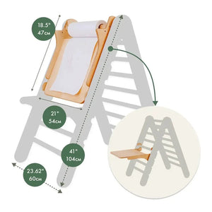 Art Addition to the Triangle Ladder, Goodevas wooden drawing board accessory for baby activity toys ladder