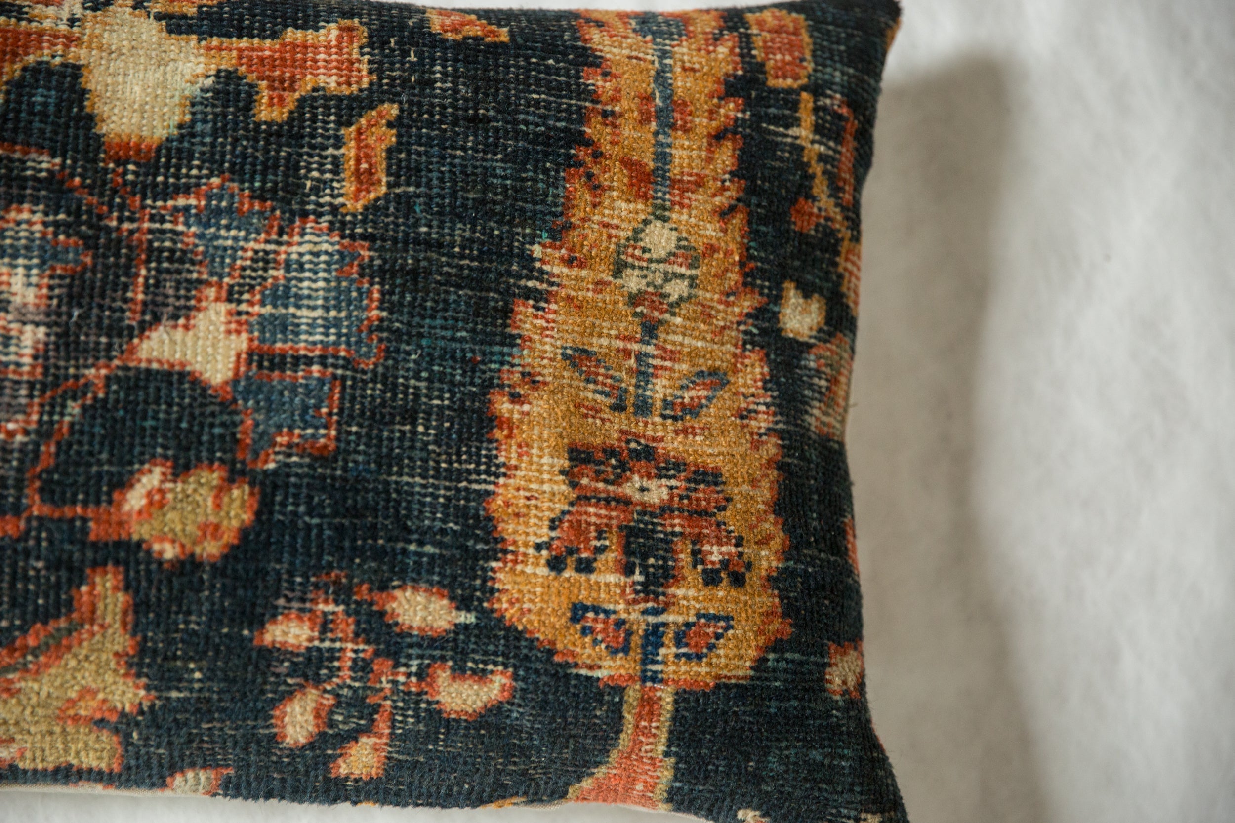 Antique Ziegler Mahal Rug Fragment Pillow