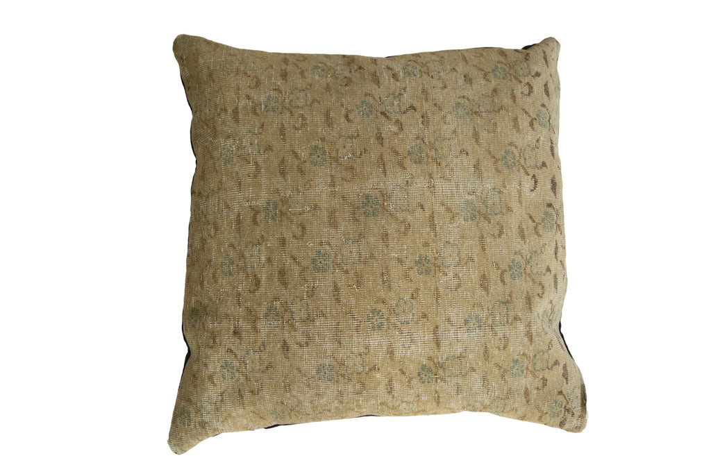 Vintage Turkish Sivas Rug Fragment Pillow