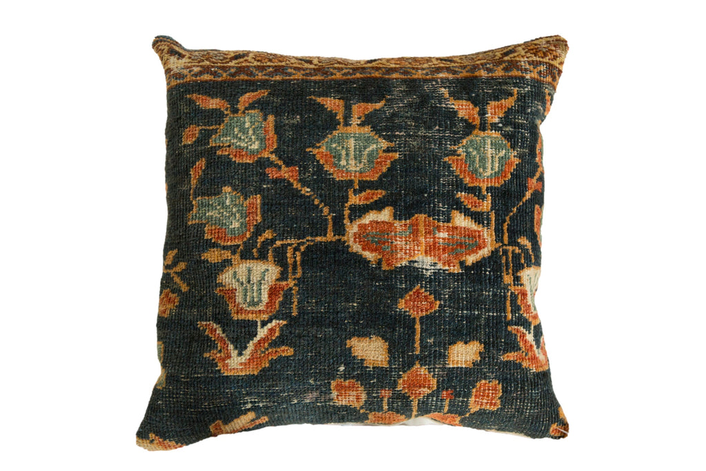 Antique Ziegler Mahal Rug Fragment Pillow