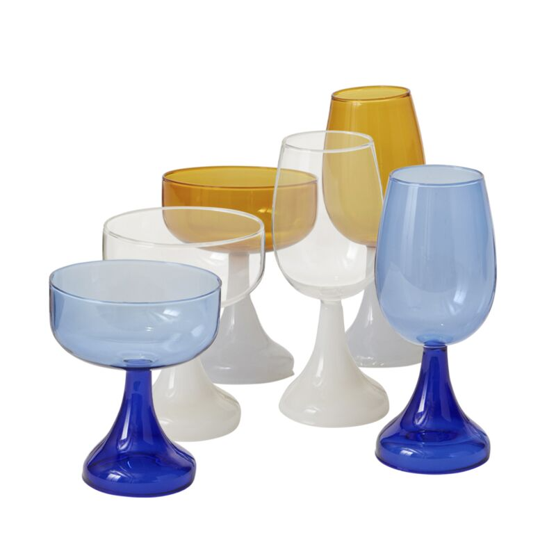 Milah Wine & Coupe Glasses