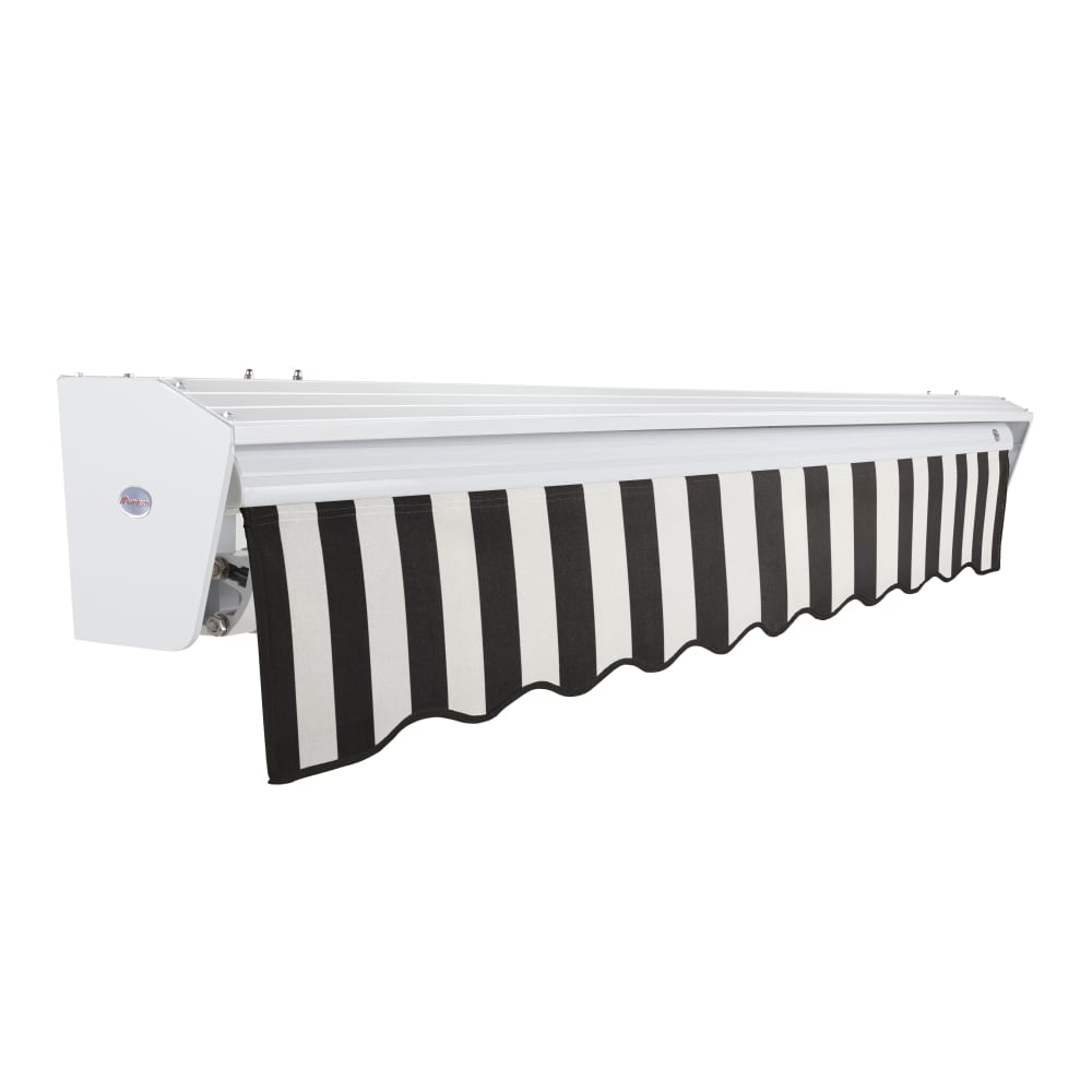 [16x10FT] Awntech Destin Premium Electric Outdoor Motorized Retractable Awning [DTL16/DTR16-SBY] (SAK69832)