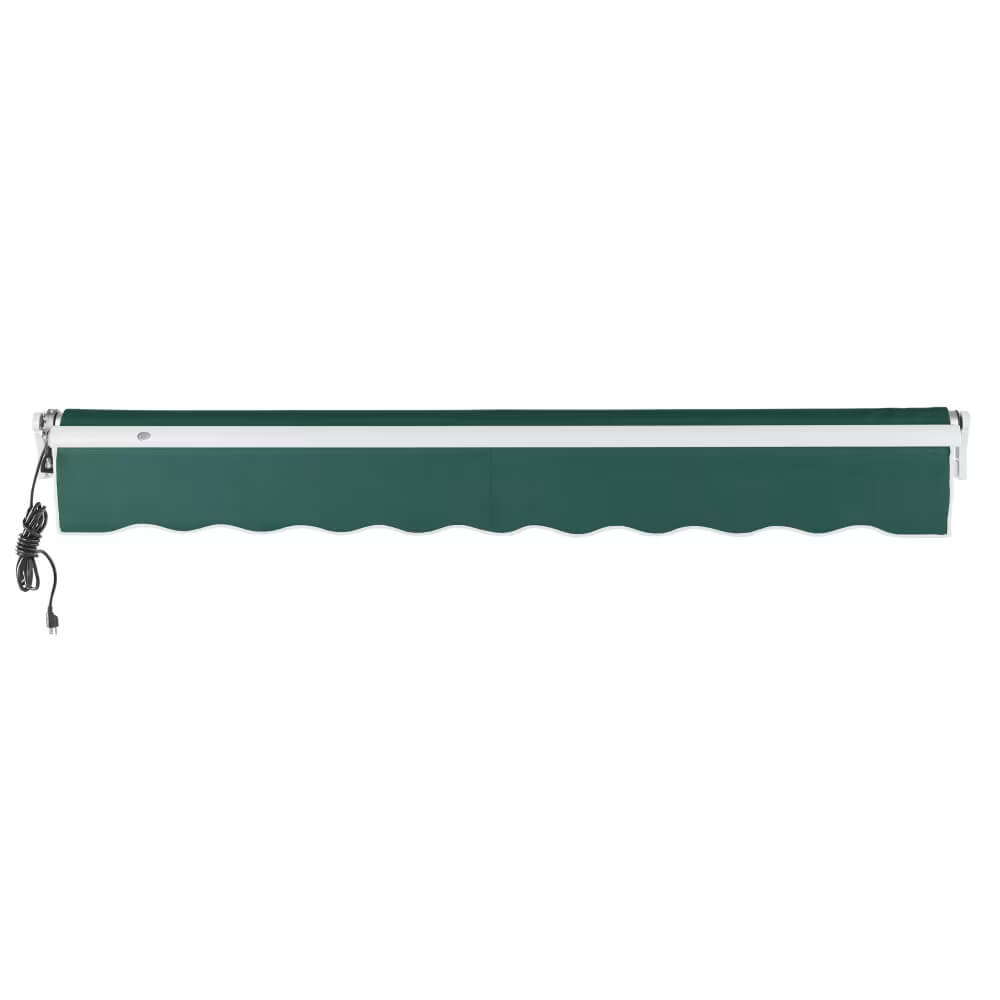 Awntech Maui Premium Electric Outdoor Motorized Retractable Awning With 10FT Projection (SAK58718)