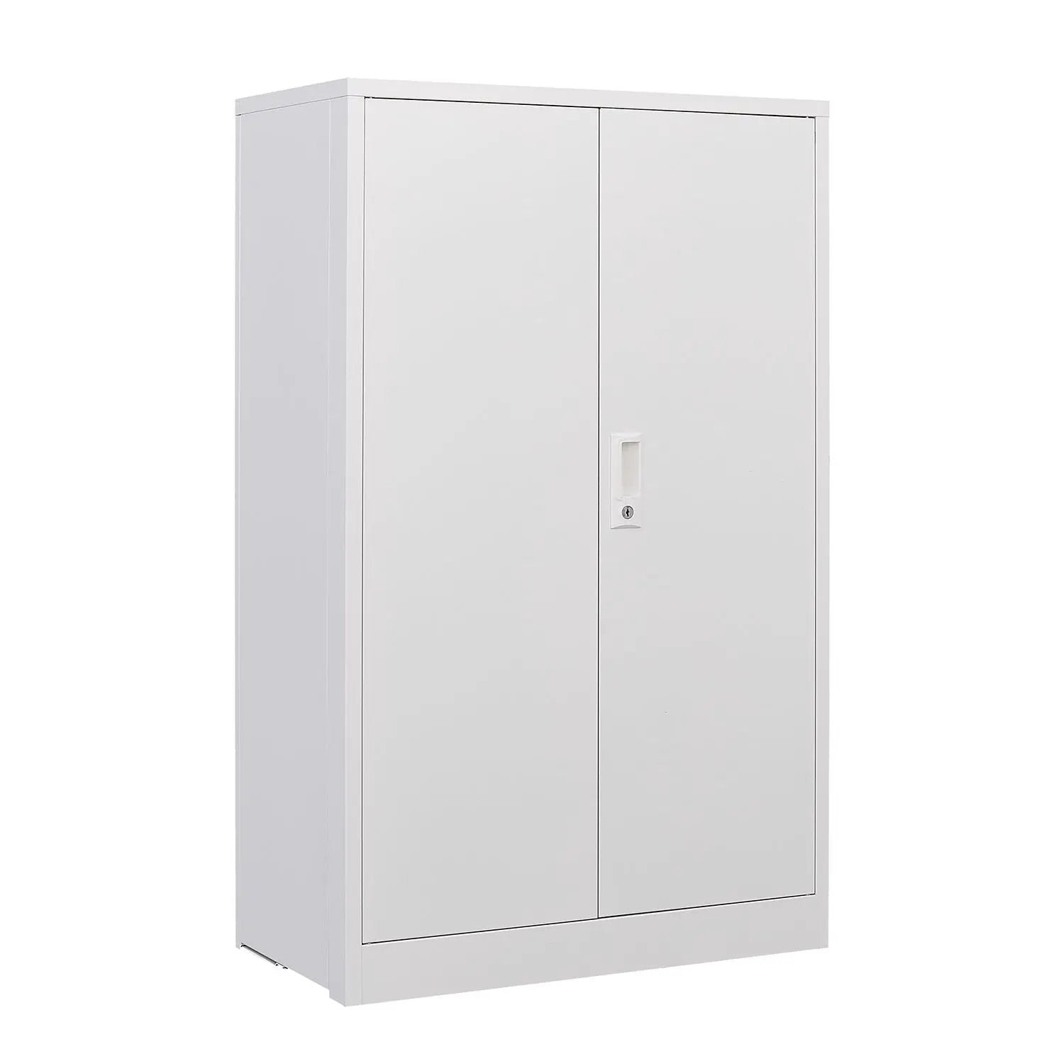 Metal Storage Cabinet With Locking Doors And Adjustable Shelf, Folding Filing Storage Cabinet, Folding Storage Locker Cabinet For Home Office, School, Garage