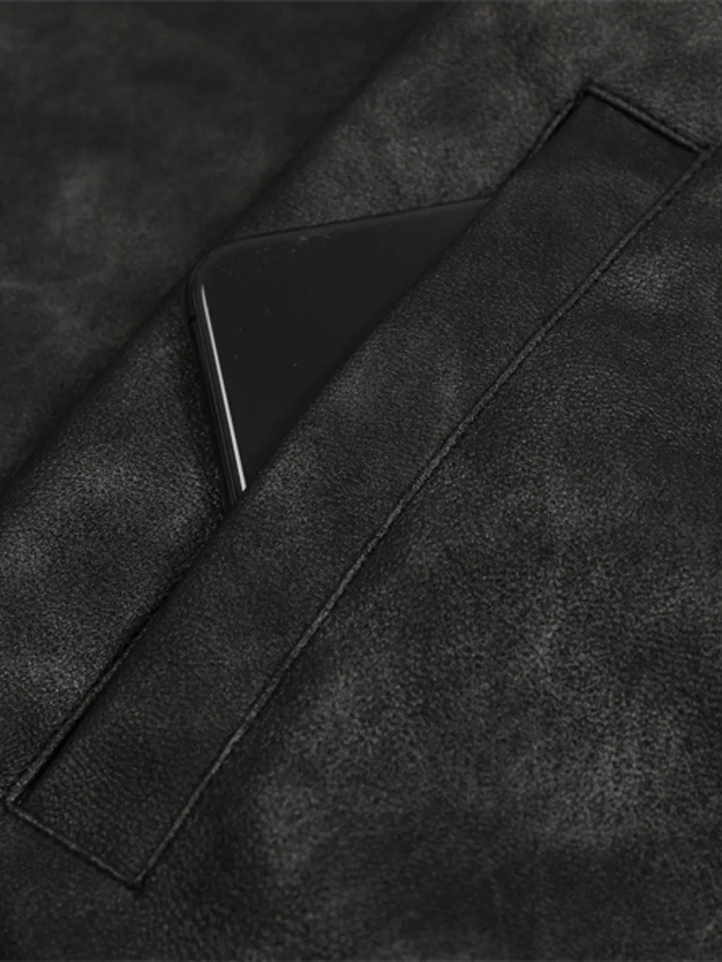 Drawstring Washed Zip Up Hooded Jacket