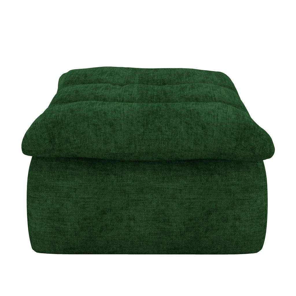 Lazy Floor Sofa,Modern armless and backless sofa chair,Comfy Accent Bean Bag Couch,suitable for living room bedroom office-Green