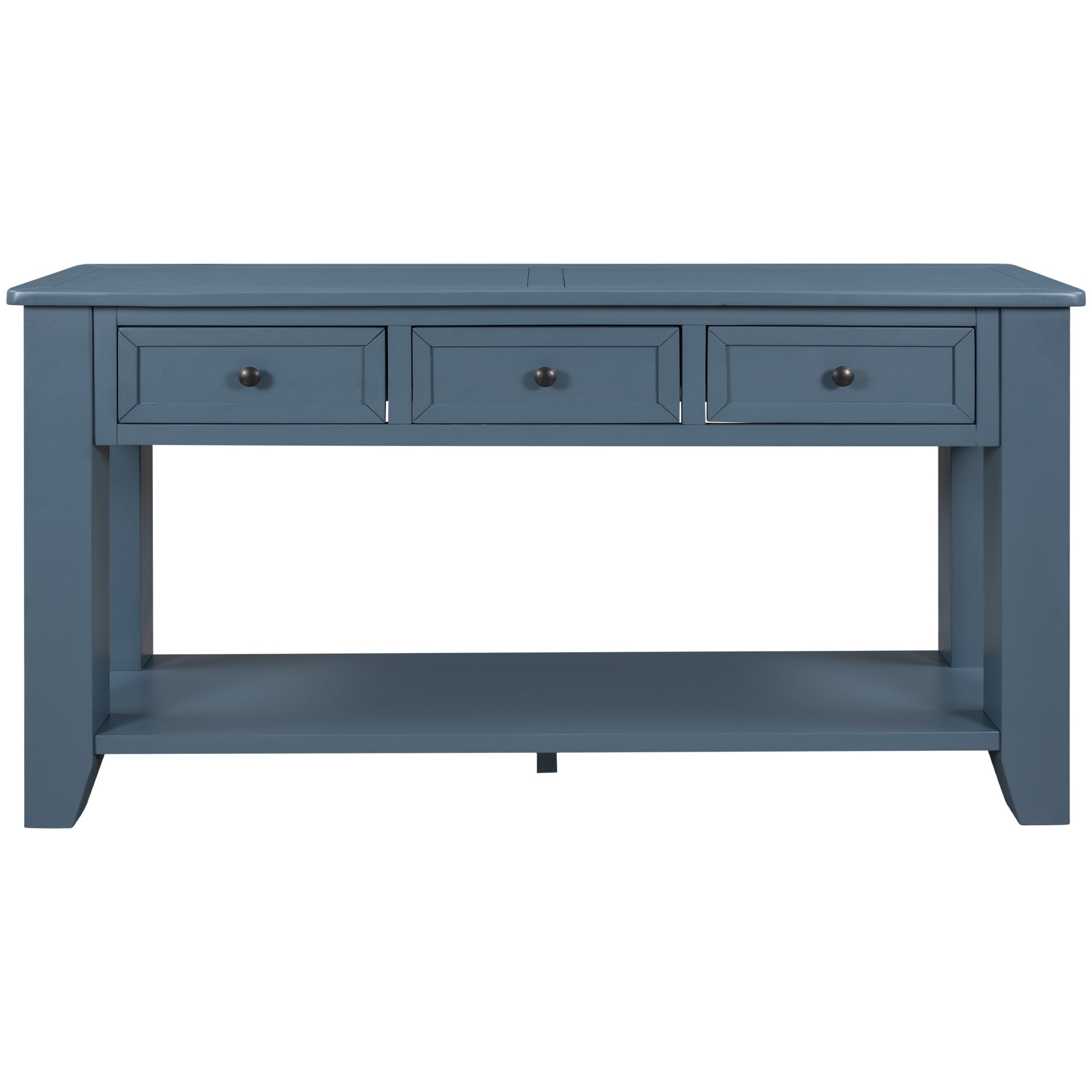 U_STYLE 55'' Modern Console Table Sofa Table for Living Room with 3 Drawers and 1 Shelf (As Same As WF299185AAC)