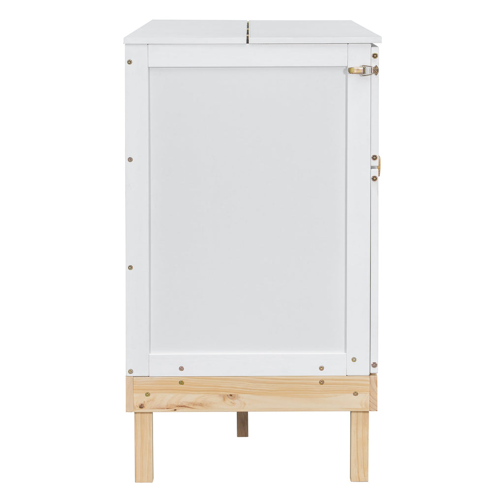 Queen Size Murphy Bed, White