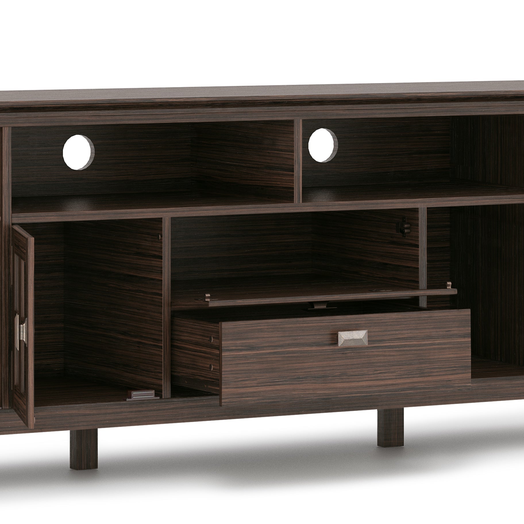 Artisan - 72' TV Media Stand - Farmhouse Brown